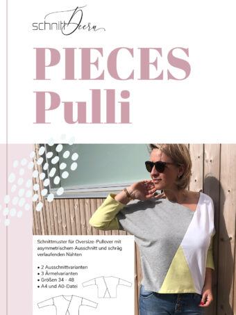 PIECES Pulli Schnittmuster schnittdeern