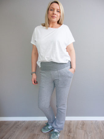Kombination PIECES Pulli als Shirt und Hose HYGGE