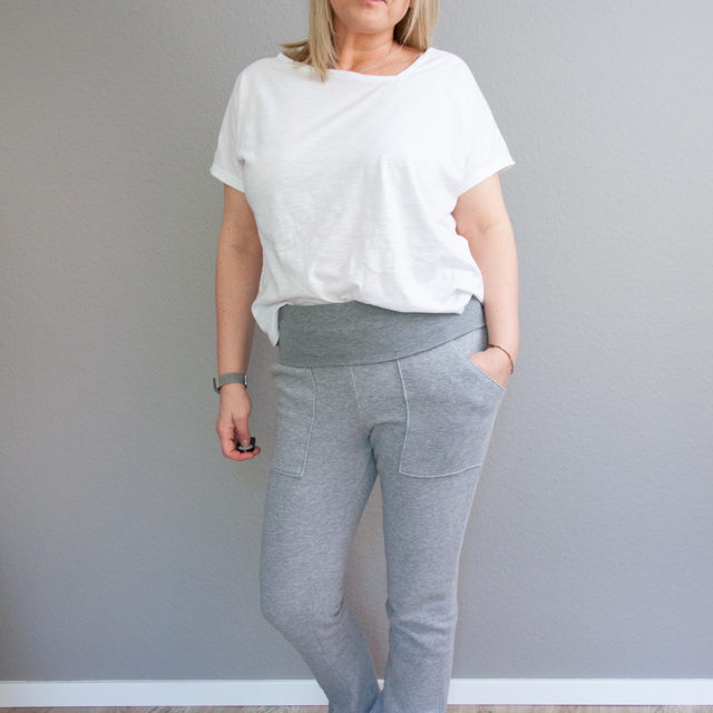 Kombination PIECES Pulli als Shirt und Hose HYGGE