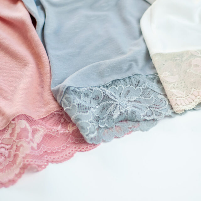 LACE Top Saum mit Spitze schnittdeern