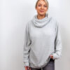 SENSES Sweater Mit Kuschelkragen in Middle aus Viskosestrick