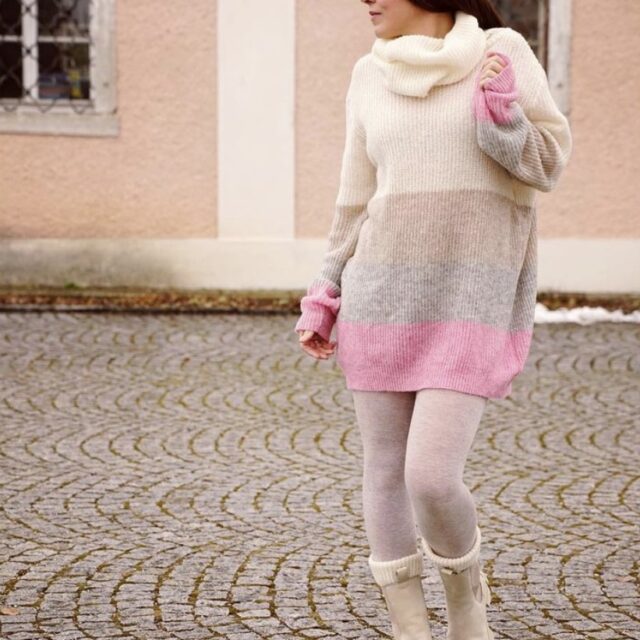 SensesSweater Kuschelstrick Rosa von @miminaeht