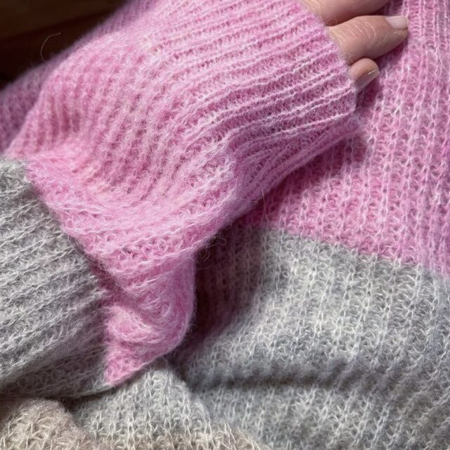 SensesSweater Kuschelstrick Rosa von @miminaeht
