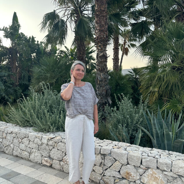 SIMPLICITY-Shirt gestreifte Viskose | Schnittmuster eBook von schnittdeern